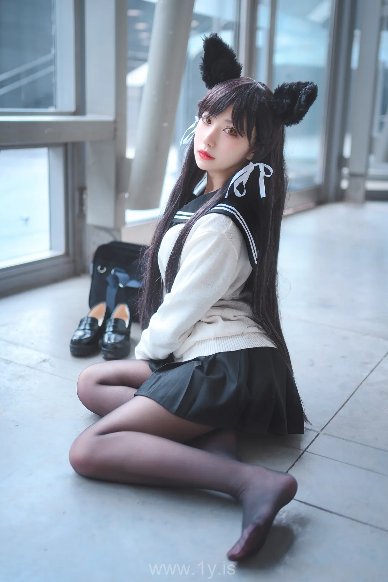 Coser@Shika小鹿鹿 NO.005 Attractive Chinese Peri 爱宕制服